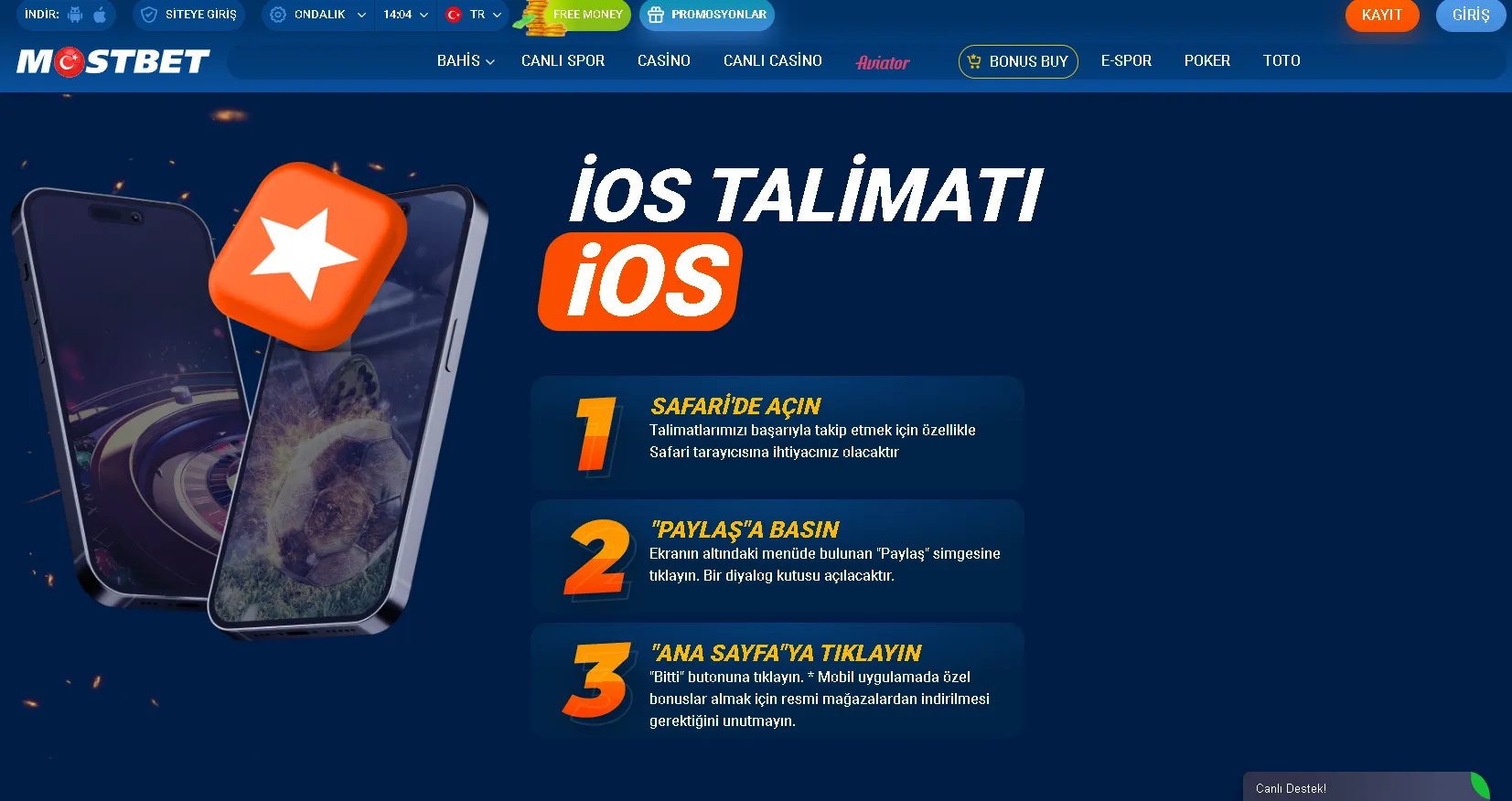 Mostbet download ile fırsatları yakala